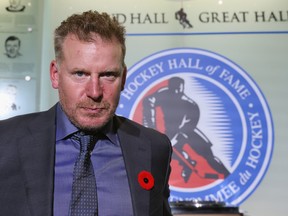 Daniel Alfredsson  in Toronto for his Hockey Hall of Fame induction.