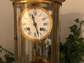 Crystal regulator watch.
