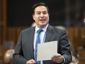 Public Safety Minister Marco Mendicino sticks to the script during question period on November 21, 2022.