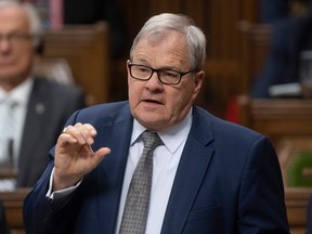 Files: Veterans Affairs Minister Lawrence MacAulay responds to a question during Question Period in the House of Commons Tuesday March 10, 2020 in Ottawa.