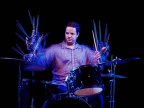 Toronto-based  jazz drummer and bandleader Ernesto Cervini, who plays the NAC on Friday, Nov. 4/22. Cervini's new album Joy is inspired by the detective novels of Canadian author Louise Penny.
