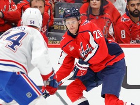 Washington Capitals right wing Connor Brown