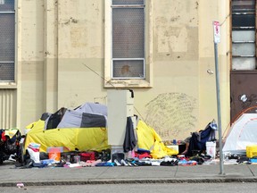 The Downtown Eastside in Vancouver, B.C. on Aug. 10, 2022.