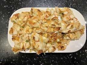 Seafood Pancake at Korean House in Chinatown