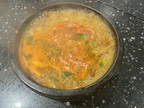 Spicy fish soup at Korean House in Chinatown