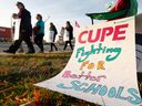 Education officials gathered at picket lines across Ottawa on Friday morning to voice their dissatisfaction with the province forcing contracts on members of the Civil Service Union of Canada.