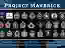Logos of the police services involved in Project Maverick.