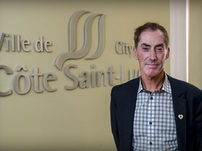 "It's unfortunate the calculation deals with mother tongue, rather than the language spoken at home, because the vast majority of people in Côte-St-Luc speak English at home," says Mitchell Brownstein, seen in a file photo.