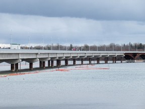 The Waaban Crossing over the Cataraqui River  opened on Dec. 13 in Kingston, Ont.