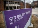 'This is a blatant act of antisemitism, which is absolutely unacceptable,' said a letter sent to families from Sir Robert Borden High School principal Matthew Gagnier.