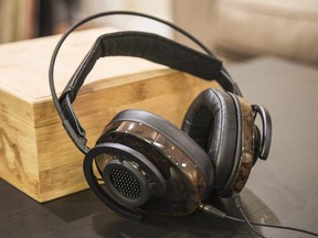 Nighthawk headphones from Audioquest lie on display, in Decatur, Ga., Tuesday, Aug. 23, 2016. Quebecers are increasingly streaming music online but listening less often to francophone artists, a trend members of the province's music industry hope will be reversed with a new federal bill.