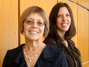 Joanne Bezzubetz, pictured here alongside Ottawa's chief medical officer of health Vera Etches, has resigned as president and CEO of The Royal.