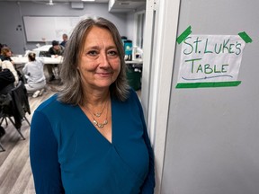 Rachel Robinson is the executive director of St. Luke's Table. The meal program's temporary home is at the Bronson Centre after an October fire damaged its regular space on Somerset Street. St. Luke's has spread its programs into other spots downtown as it rebuilds. Thursday, Dec. 8, 2022.