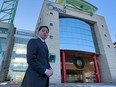 Rideau-Jock Coun. David Brown, shown outside city hall, has a pitch for handling the city's waste.