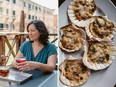 Australian-Japanese food writer, photographer and cookbook author Emiko Davies is based in Tuscany, Italy. (Right, gratin scallops with mushrooms from Davies' latest cookbook, Cinnamon and Salt.)
