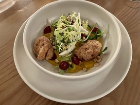 Sweetbreads at Cocotte Bistro in the Metcalfe hotel