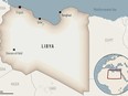 This is a locator map for Libya with its capital, Tripoli. (AP Photo)