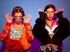 OTTAWA -- December 5, 2022 --   Calgary sisters Bhagya 'Eboshi'  (left) and Priya 'Contra' Ramesh (right) make up the hip-hop duo, Cartel Madras. They play the winter edition of Pique at Arts Court on Saturday.