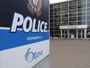 A file photo of Ottawa Police Services headquarters on Elgin Street.