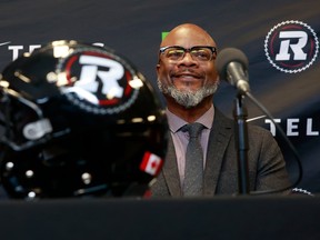 Ottawa Redblacks have named Bob Dyce as the new head coach. Coach Dyce speaking to the media in Ottawa Friday.