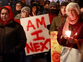 A candlelight vigil at Minto Park Tuesday night marked the 33rd anniversary of the École Polytechnique massacre in Montreal, honouring the memories of the 14 women killed, as well as other female victims of homicide.