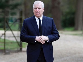 Prince Andrew in Winsor 2021.