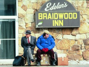 Steve Martin and John Candy in Planes, Trains and Automobiles.
