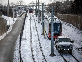 LRT problems continued over the weekend, with multiple trains stuck on the tracks between Lees station and Tremblay station.