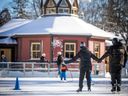 The Rideau Hall rink kicked off its 150th skating season on Saturday. 