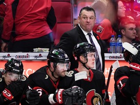 The Sens are stumbling badly, despite a significant talent upgrade in the off-season.So the problem must be head coach D.J. Smith, shown here
