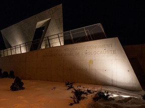 The National Holocaust Monument on Booth Street in Ottawa.