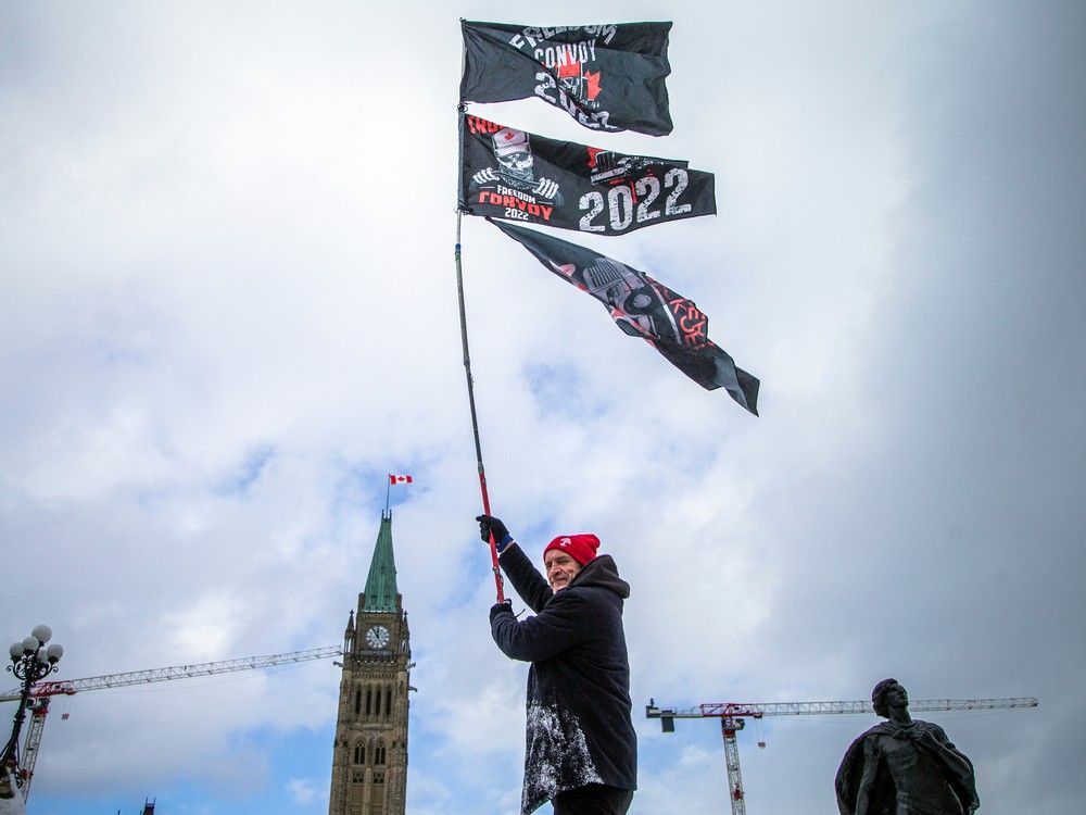 Photos: Convoy Protest Anniversary | Ottawa Citizen