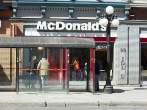 McDonald's on Rideau St. near the Rideau Centre pictured in 2015.