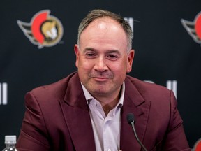 -OTTAWA- Ottawa Senators general manager Pierre Dorion. July 13,2022.  ERROL MCGIHON/Postmedia