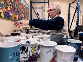 Wendy Marr is seen volunteering at the Matthew House Ottawa Furniture Bank.