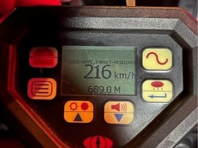 Driver caught in Kingston doing 216 km/h in a 100 km/h zone