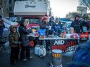 Thousands gathered in the downtown core during the trucker convoy that landed in Ottawa on Jan. 29, 2022.
