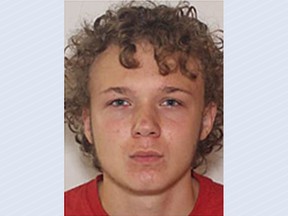 Trey Gagnon, 18, is charged with second-degree murder in the death of his mother, 48-year-old Lisa Sharpe. (OPP handout)