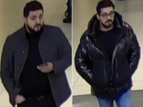 Ottawa police issued these photos of two suspects in their investigation of the alleged theft of smartphones from a Bayshore business on Dec. 29.