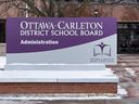 The Ottawa-Carleton District School Board (OCDSB) administration offices on Greenbank Road. 