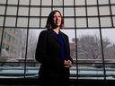 Dr. Vera Iches poses for a photo at Ottawa City Hall on Friday. 
