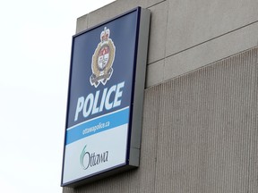 File photo, Ottawa Police Service headquarters on Elgin Street in Ottawa.