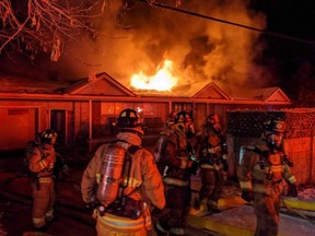 Two people were displaced following a fire on Piperville in Ottawa's southeast end Wednesday night.