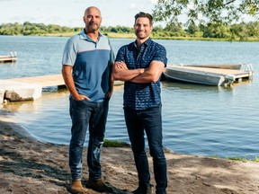 Scott McGillivray and Bryan Baeumler at Renovation Resort. The series premiered Sunday, March 5 on HGTV.