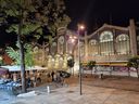 An evening scene from Valencia's Central Market.