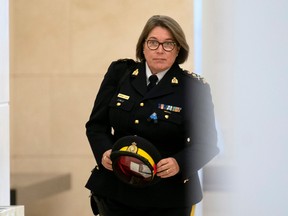 RCMP Commissioner Brenda Lucki will retire on March 17.