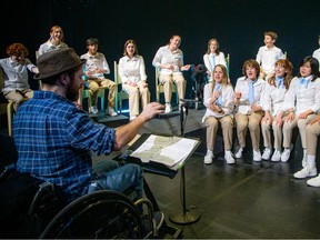 OTTAWA:  A local children's choir was rehearsing for the play, I Forgive You.