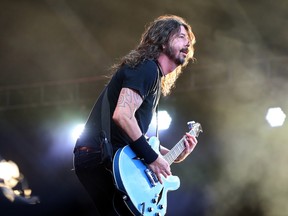 Dave Grohl of the Foo Fighters performs at RBC Ottawa Bluesfest in July 2018.