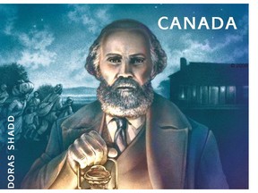 Tolley and Morgan: Black Canadians in politics helped change the world. Let's celebrate them Canada Post’s stamp honouring Abraham Doras Shadd.