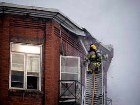 A heritage building in Kemptville was heavily damaged by fire on Saturday.